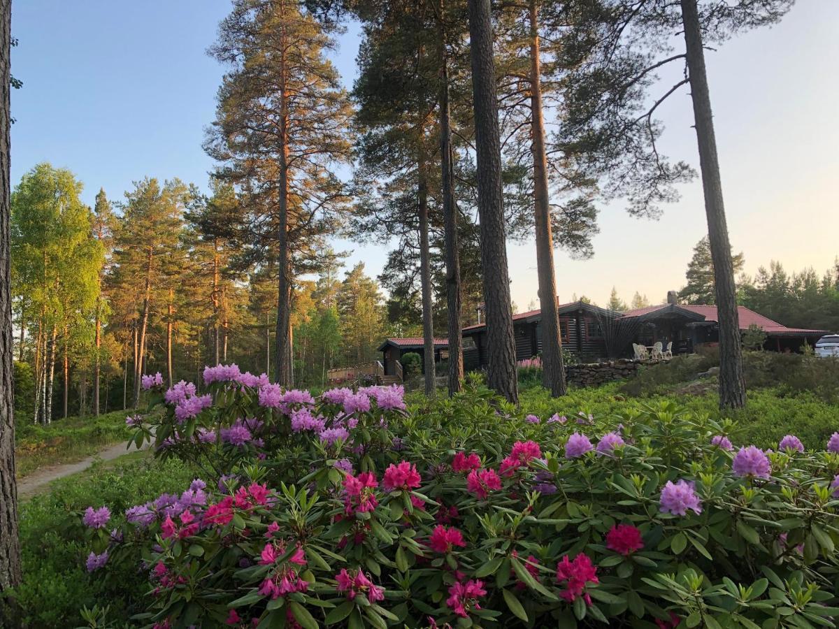 Timber Cottages With Jacuzzi And Sauna Near Lake Vaenern Карлстад Екстериор снимка